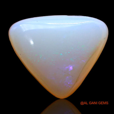 4.00 Cts Natural Australian Fire Opal Loose Gemstone Trillion Cabochon 13x11x5 mm AC-349