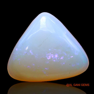 4.00 Cts Natural Australian Fire Opal Loose Gemstone Trillion Cabochon 13x11x5 mm AC-349