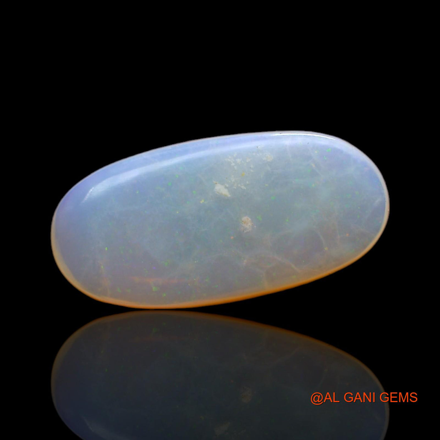 6.00 Cts Natural Australian Fire Opal Oval Cabochon Loose Gemstone For Jewelry 22x11x3 mm AC-34