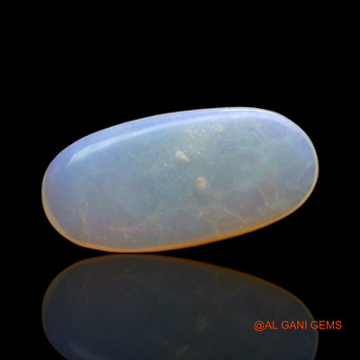 6.00 Cts Natural Australian Fire Opal Oval Cabochon Loose Gemstone For Jewelry 22x11x3 mm AC-34
