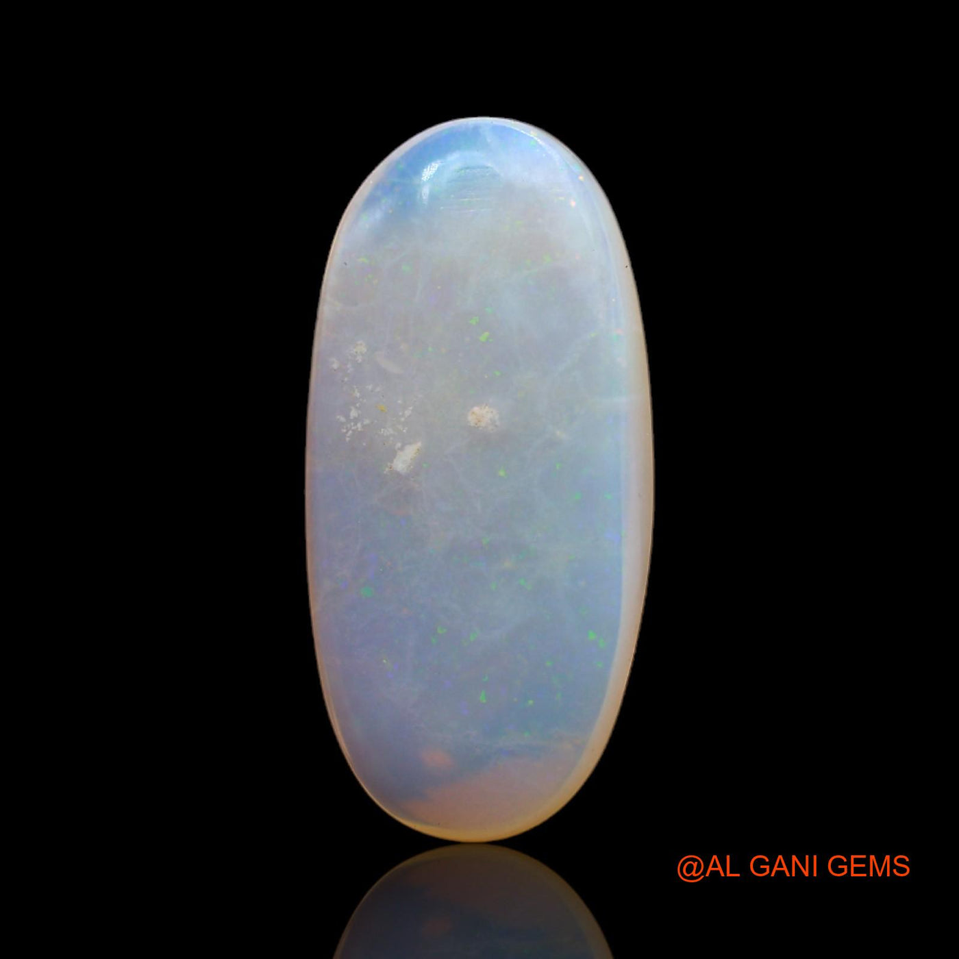 6.00 Cts Natural Australian Fire Opal Oval Cabochon Loose Gemstone For Jewelry 22x11x3 mm AC-34