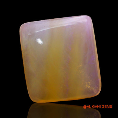 Natural Fire Opal Gemstone 4.00 Cts Loose Square Cabochon From Australia 15x11x3 mm AC-351