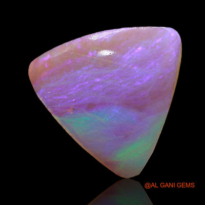 1.80 Cts Natural Australian Fire Opal Loose Gemstone Trillion Cabochon 12x12x1 mm AC-352