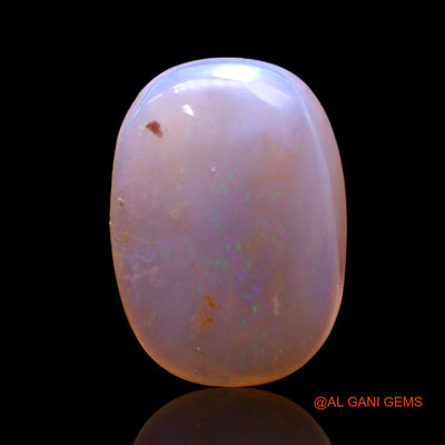 5.00 Cts Unheated Australian Fire Opal Loose Gemstone Oval Cabochon Natural 14x10x5 mm AC-354