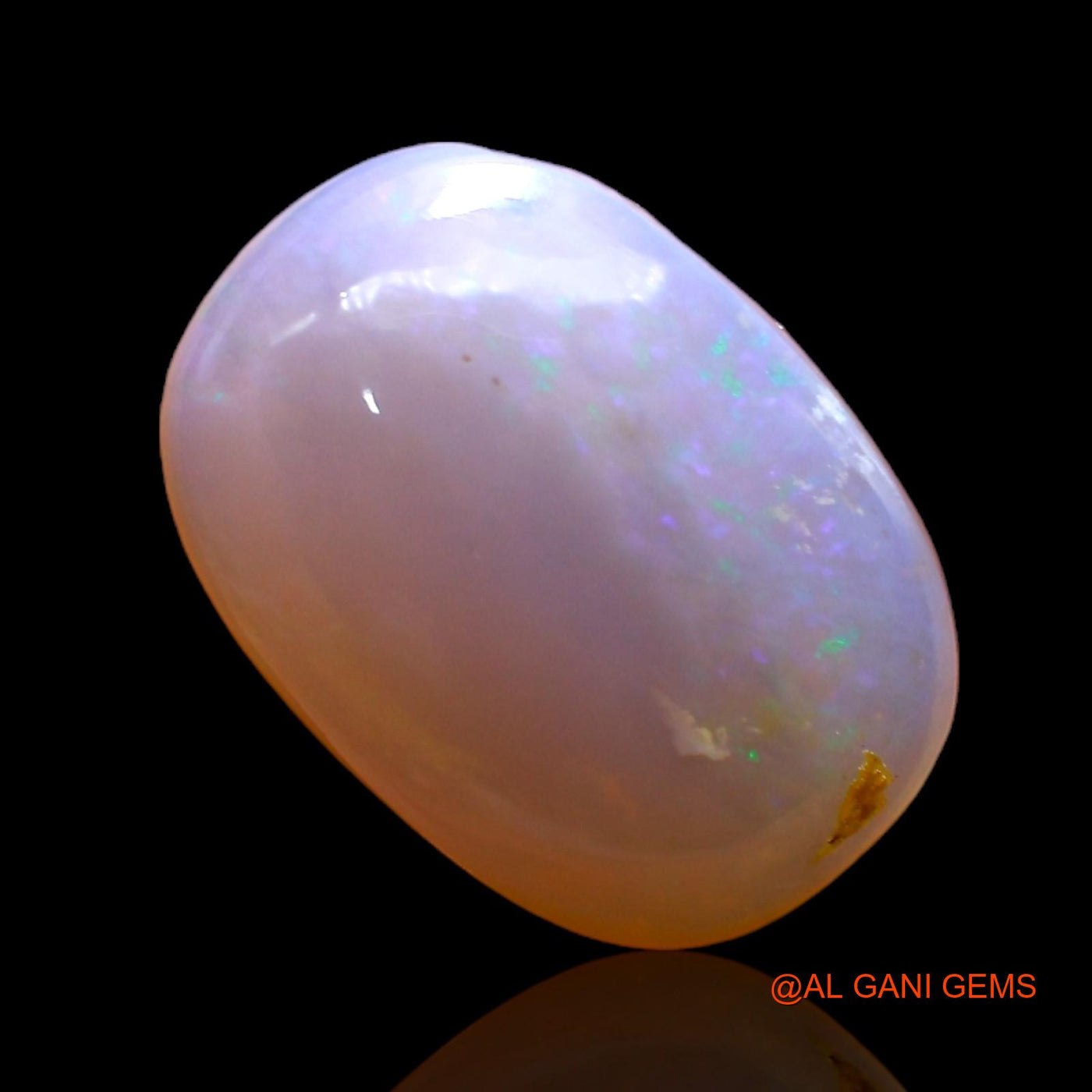 5.00 Cts Unheated Australian Fire Opal Loose Gemstone Oval Cabochon Natural 14x10x5 mm AC-354
