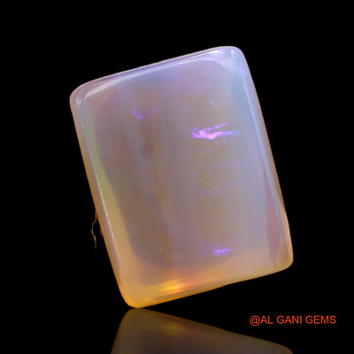 6.00 Cts Natural Australian Fire Opal Square Cabochon Loose Gemstone For Jewelry 12x9x6 mm AC-357