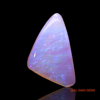 2.00 Cts Natural Australian Fire Opal Trillion Cabochon Loose Gemstone For Jewelry 15x9x2 mm AC-359