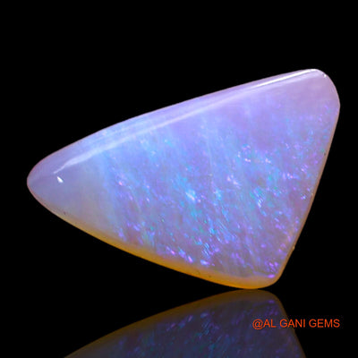2.00 Cts Natural Australian Fire Opal Trillion Cabochon Loose Gemstone For Jewelry 15x9x2 mm AC-359