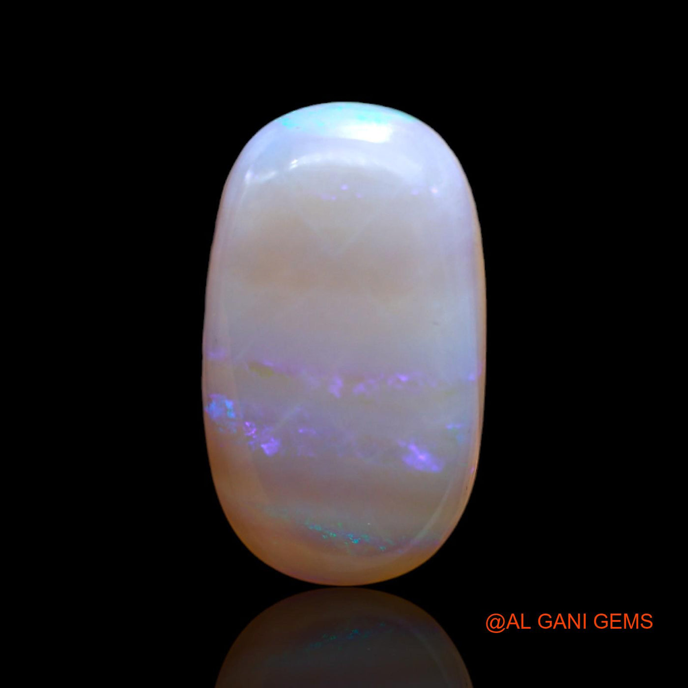 8.00 Cts Unheated Australian Fire Opal Loose Gemstone Oval Cabochon Natural 20x12x4 mm AC-35