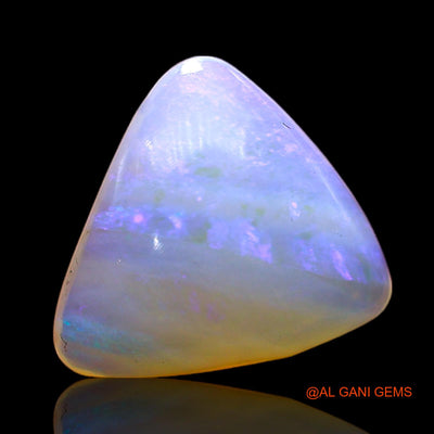 3.00 Cts Unheated Australian Fire Opal Loose Gemstone Trillion Cabochon Natural 12x12x4 mm AC-360