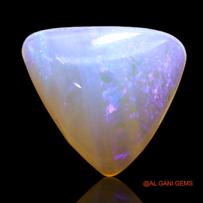 3.00 Cts Unheated Australian Fire Opal Loose Gemstone Trillion Cabochon Natural 12x12x4 mm AC-360