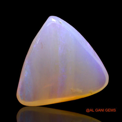 3.00 Cts Unheated Australian Fire Opal Loose Gemstone Trillion Cabochon Natural 12x12x4 mm AC-360