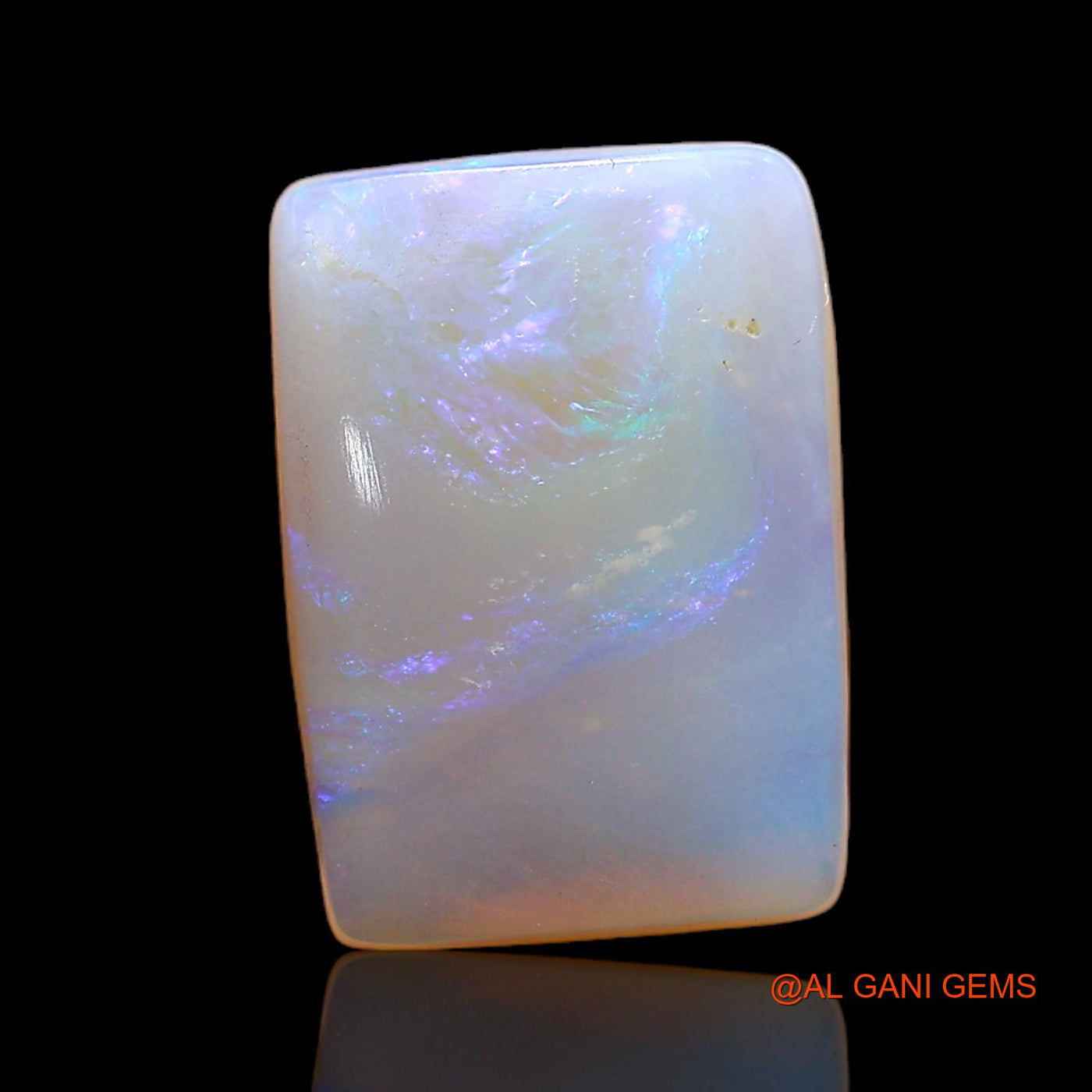 Natural Untreated Fire Opal Loose Gemstone Square Cabochon From Australia 3.00 Cts 13x9x3 mm AC-361