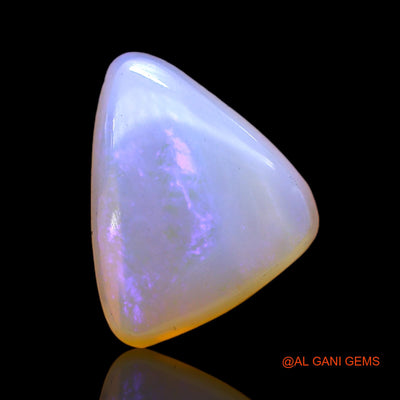 3.70 Cts Natural Australian Fire Opal Loose Gemstone Trillion Cabochon 13x9x5 mm AC-368