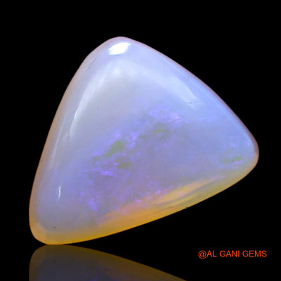 3.70 Cts Natural Australian Fire Opal Loose Gemstone Trillion Cabochon 13x9x5 mm AC-368