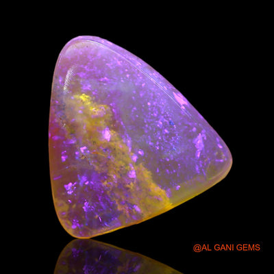 2.00 Cts Natural Australian Fire Opal Loose Gemstone Trillion Cabochon 11x10x3 mm AC-369