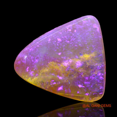 2.00 Cts Natural Australian Fire Opal Loose Gemstone Trillion Cabochon 11x10x3 mm AC-369