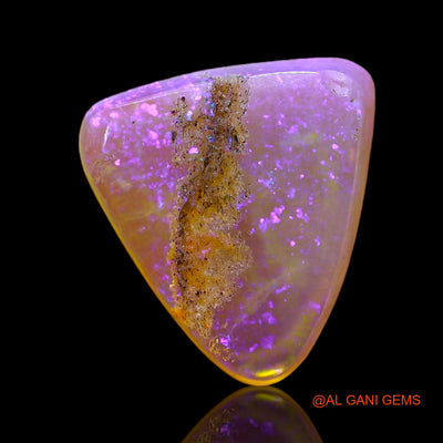 2.00 Cts Natural Australian Fire Opal Loose Gemstone Trillion Cabochon 11x10x3 mm AC-369