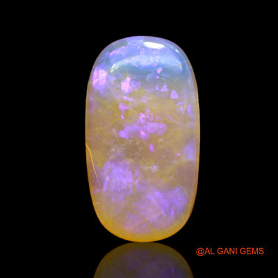 7.00 Cts Unheated Australian Fire Opal Loose Gemstone Oval Cabochon Natural 20x11x4 mm AC-36
