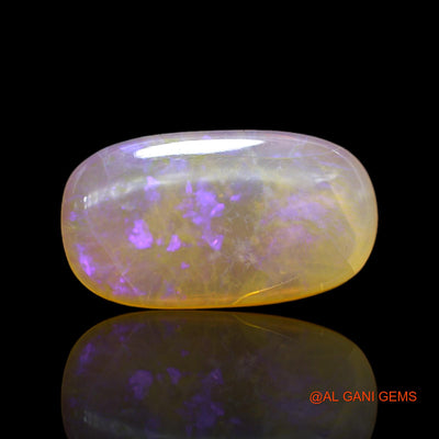 7.00 Cts Unheated Australian Fire Opal Loose Gemstone Oval Cabochon Natural 20x11x4 mm AC-36