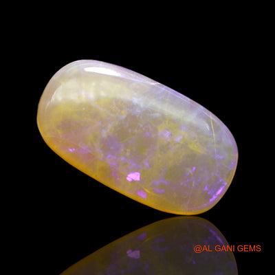 7.00 Cts Unheated Australian Fire Opal Loose Gemstone Oval Cabochon Natural 20x11x4 mm AC-36