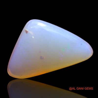 Natural Untreated Fire Opal Loose Gemstone Trillion Cabochon From Australia 3.00 Cts 14x9x5 mm AC-370
