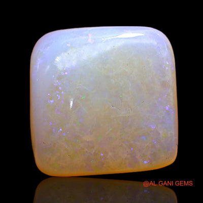 Natural Fire Opal Gemstone 3.00 Cts Loose Square Cabochon From Australia 10x10x4 mm AC-372