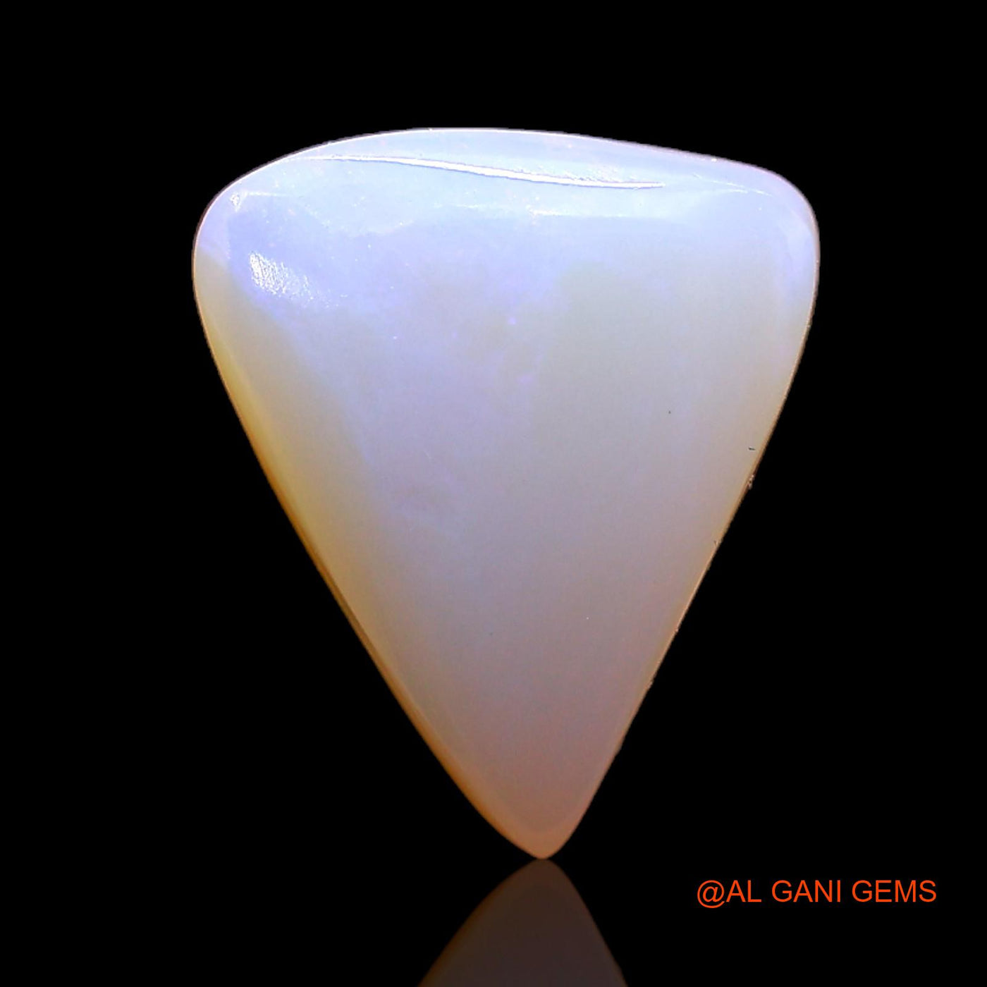 Natural Fire Opal Gemstone 3.00 Cts Loose Trillion Cabochon From Australia 12x10x5 mm AC-373