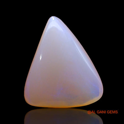 Natural Fire Opal Gemstone 3.00 Cts Loose Trillion Cabochon From Australia 12x10x5 mm AC-373