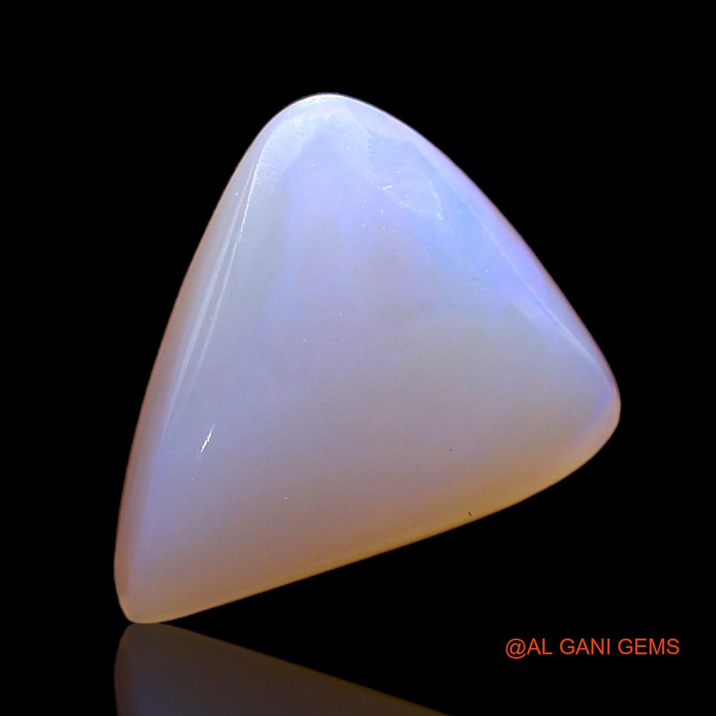 Natural Fire Opal Gemstone 3.00 Cts Loose Trillion Cabochon From Australia 12x10x5 mm AC-373