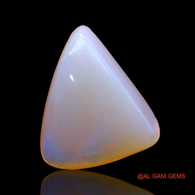 Natural Fire Opal Gemstone 3.00 Cts Loose Trillion Cabochon From Australia 12x10x5 mm AC-373