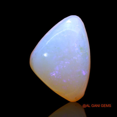 Natural Fire Opal Gemstone 3.00 Cts Loose Trillion Cabochon From Australia 12x8x4 mm AC-374