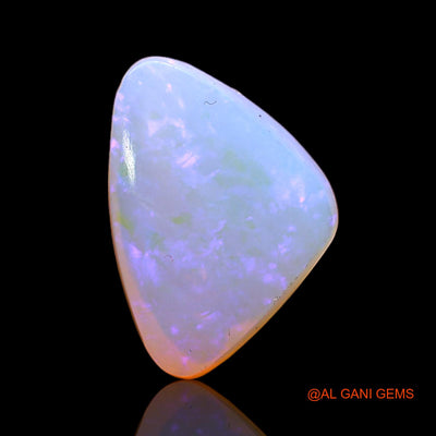 Natural Fire Opal Gemstone 3.00 Cts Loose Trillion Cabochon From Australia 12x8x4 mm AC-374