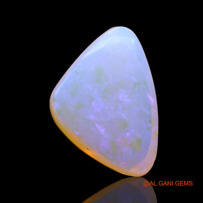 Natural Fire Opal Gemstone 3.00 Cts Loose Trillion Cabochon From Australia 12x8x4 mm AC-374