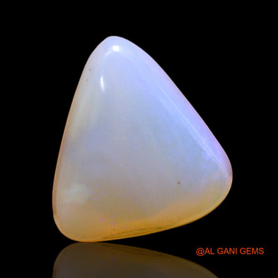 Natural Untreated Fire Opal Loose Gemstone Trillion Cabochon From Australia 4.00 Cts 12x10x6 mm AC-377
