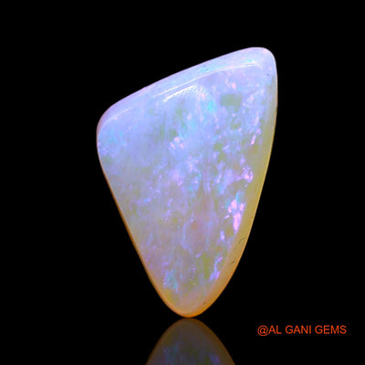2.60 Cts Natural Australian Fire Opal Loose Gemstone Trillion Cabochon 13x8x4 mm AC-379