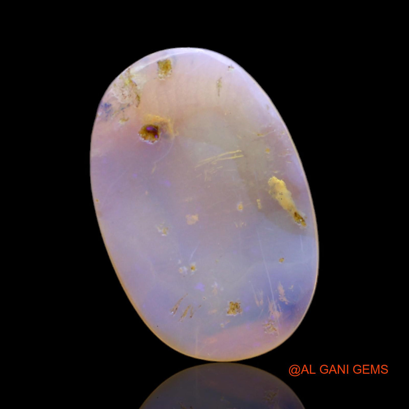 5.00 Cts Natural Australian Fire Opal Loose Gemstone Oval Cabochon 19x13x3 mm AC-37