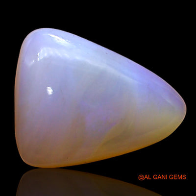 Natural Untreated Fire Opal Loose Gemstone Trillion Cabochon From Australia 2.00 Cts 12x9x4 mm AC-380