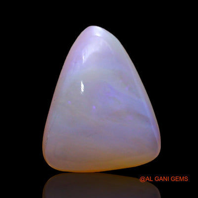 Natural Untreated Fire Opal Loose Gemstone Trillion Cabochon From Australia 2.00 Cts 12x9x4 mm AC-380