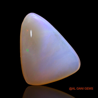 Natural Untreated Fire Opal Loose Gemstone Trillion Cabochon From Australia 2.00 Cts 12x9x4 mm AC-380