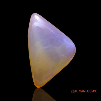 2.50 Cts Natural Australian Fire Opal Loose Gemstone Trillion Cabochon 14x8x4 mm AC-381