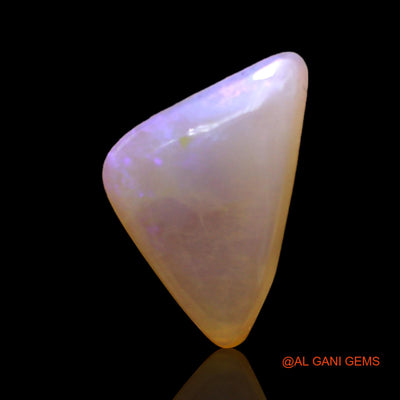 2.50 Cts Natural Australian Fire Opal Loose Gemstone Trillion Cabochon 14x8x4 mm AC-381