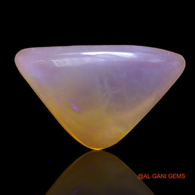 2.50 Cts Natural Australian Fire Opal Loose Gemstone Trillion Cabochon 14x8x4 mm AC-381