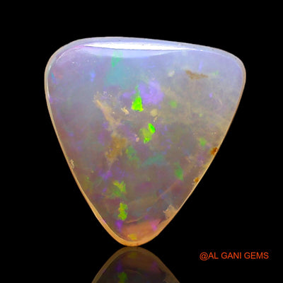 2.00 Cts Natural Australian Fire Opal Trillion Cabochon Loose Gemstone For Jewelry 11x11x2 mm AC-382