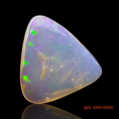 2.00 Cts Natural Australian Fire Opal Trillion Cabochon Loose Gemstone For Jewelry 11x11x2 mm AC-382