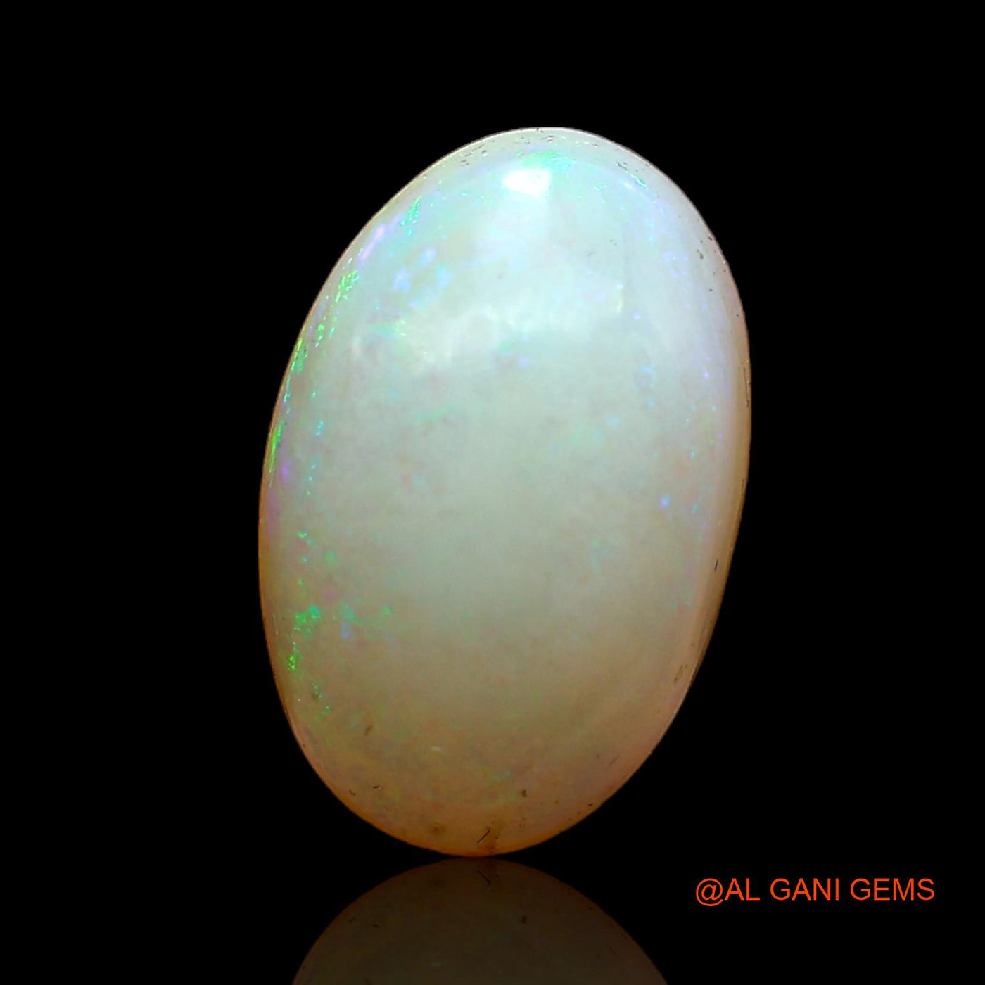 2.80 Cts Unheated Australian Fire Opal Loose Gemstone Oval Cabochon Natural 13x8x4 mm AC-383