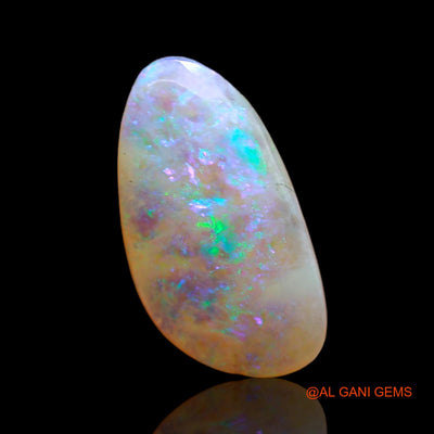 2.00 Cts Natural Australian Fire Opal Loose Gemstone Fancy Cabochon 14x7x3 mm AC-384