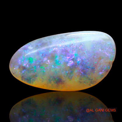 2.00 Cts Natural Australian Fire Opal Loose Gemstone Fancy Cabochon 14x7x3 mm AC-384