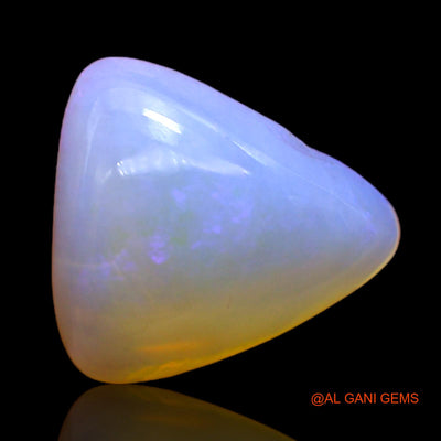 2.40 Cts Natural Australian Fire Opal Loose Gemstone Trillion Cabochon 11x10x4 mm AC-385