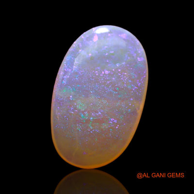 Natural Untreated Fire Opal Loose Gemstone Oval Cabochon From Australia 2.00 Cts 13x8x3 mm AC-386